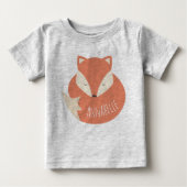 Cute Personalized Sleeping Fox (Voorkant)