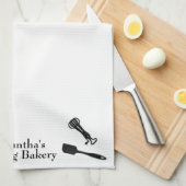 Cute Personalized The Juggling Baker Theedoek (Quarter Fold)