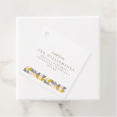 Cute Personated a Gift from Geometric Bedankjes Labels (In situ)