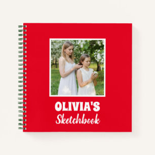 Cute Personated Kind Photo Sketchbook Notitieboek