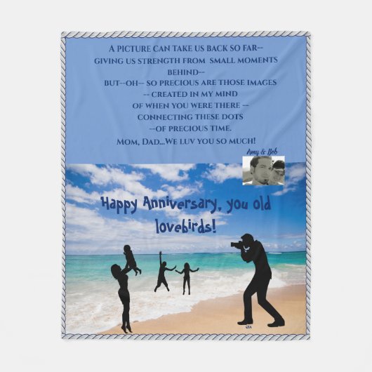 Cute personnalisable, couverture en molleton de ta (Devant)