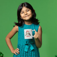 Cute personnalisation Rabbit Mug de Noël