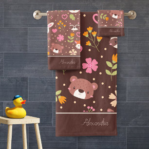 Cute Personnalisé Bois Animaux Motif