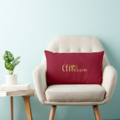 Cute Personnalisé Bourgogne Sweet Gold Coussin de  (Chaise)
