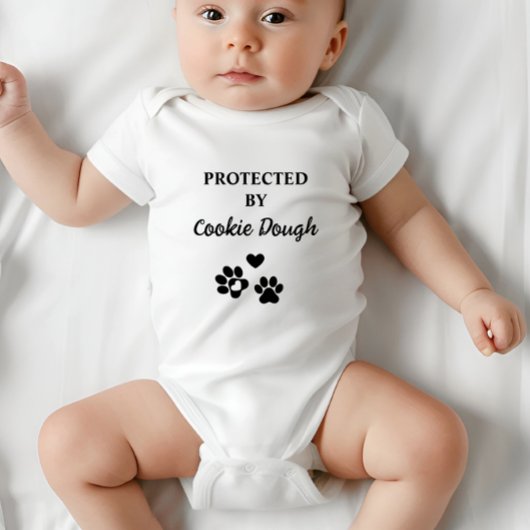 Cute personnalisée protégé par un chien