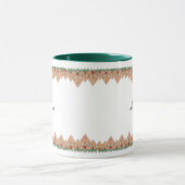 Cute personnaliser Gingerbread maison mug (Centre)