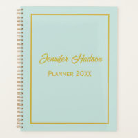 Cute personnelle minimaliste Geyser bleu, Gold Mon
