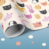 Cute Pet Animal Cadeaupapier