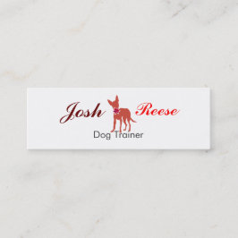 Cute Pet Chihuahua Waterverf Puppy Pug Mini Visitekaartje