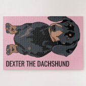 Cute Pet Dachshund Dog Legpuzzel (Horizontaal)