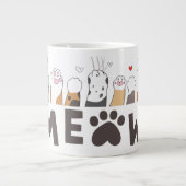 Cute Pet Paw Love Mug (Devant)