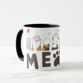 Cute Pet Paw Love Mug (Devant gauche)