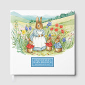 Cute Peter Rabbit Baby shower Livre d'or pour les  (Recto)