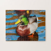 Cute Petit Canard Mallard Puzzle (Horizontal)