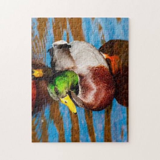 Cute Petit Canard Mallard Puzzle (Vertical)