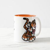 Cute Petit Cartoon Tiger Mug (Devant droit)