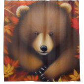 Cute Petit Ours Douche Rideau (Devant)