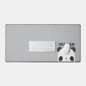 Cute petit ours Panda avec nom personnalisé (Clavier et souris)