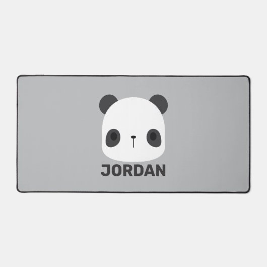 Cute petit ours Panda avec nom personnalisé (Recto)