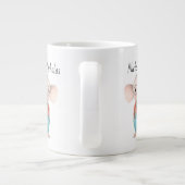Cute Petit Souris Animal Cartographie Café Mug (Dos)