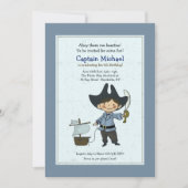 Cute Petite Invitation Pirate (Devant)