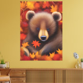 Cute Petite Ourse toile Imprimer (Insitu(Salon))