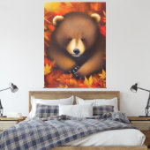 Cute Petite Ourse toile Imprimer (Insitu(Chambre))