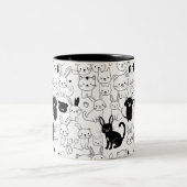 Cute Pets Pattern Mug (Centre)