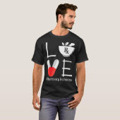Cute Pharmacy Tech Love Pharmaceuticals T-shirt (Voorkant volledig)