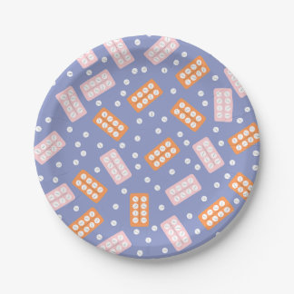 Cute Pharmacy Tech Paper Plates Papieren Bordje