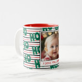 Cute Photo Christmas Mug (Devant gauche)