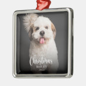 Cute Photo My First Kerstmis Pet Ornament (Links)