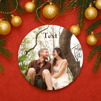 Cute Photo Ronde Sticker