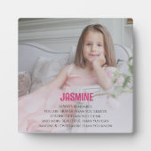 Cute photoquote dochter fotoplaat (Voorkant)