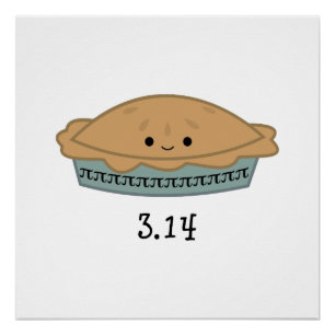 Cute Pi Dag 3.14 Perfect Poster