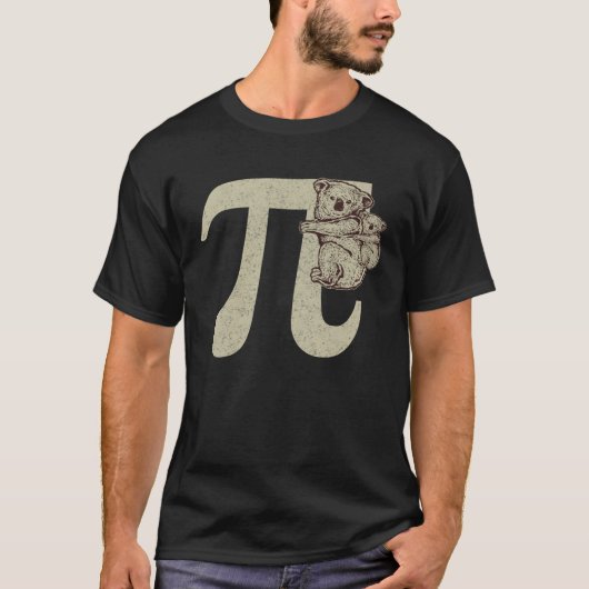 Cute Pi Day Mathematics  Cutie Pie Baby Koala Love T-shirt (Voorkant)