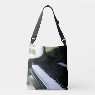 Cute Piano Artwork Crossbody Tas