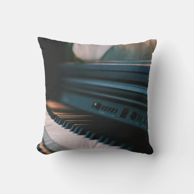 Cute Piano Artwork Kussen (Voorkant)