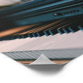 Cute Piano Artwork Poster (Hoek)