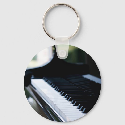 Cute Piano Artwork Sleutelhanger (Voorkant)