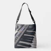 Cute Piano Design Crossbody Tas (Achterkant)
