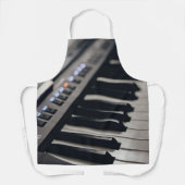 Cute Piano Design Schort (Voorkant)