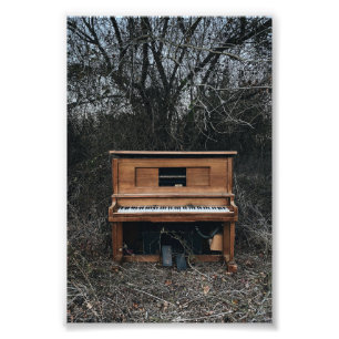 Cute Piano Foto Afdruk