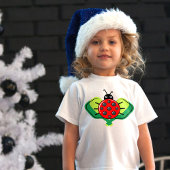 🐞 Cute pickleball ladybug Baby T-Shirt