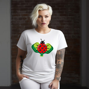 🐞 Cute pickleball ladybug Plus Size T-Shirt