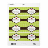 Cute Pie Packaging & Shipping Labels (Full Sheet)