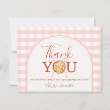 Cute Pie Pastel Roze Strikdas Herfst Baby Shower