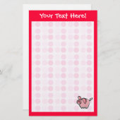 Cute Pig Briefpapier (Voorkant / Achterkant)