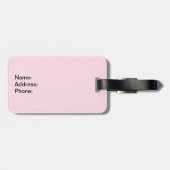 Cute Pig Face - kawaii minimalisme Bagagelabel (Achterkant horizontaal)