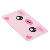 Cute Pig Face - kawaii minimalisme Magneet (Rechterzijde)